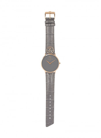 Women's Leather Analog Watch Y6501-75