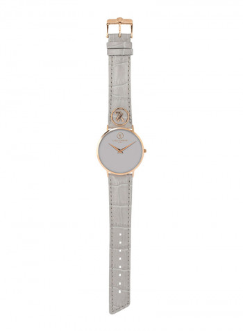 Women's Leather Analog Watch Y6501R-23