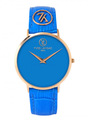 Women's Leather Analog Watch Y6501R-32
