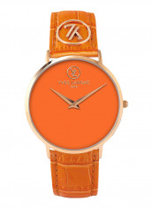 Women's Leather Analog Watch Y6501R-51