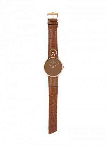 Women's Leather Analog Watch Y6501R-72