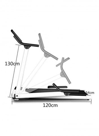 Folding Treadmill With LED Display 120x56x10cm