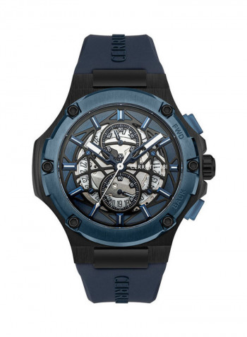 Men's Lucardo Water Resistance Rubber Analogue Watch C CRWA29803