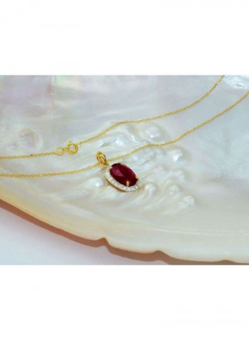18 Karat Gold Diamond Studded Necklace