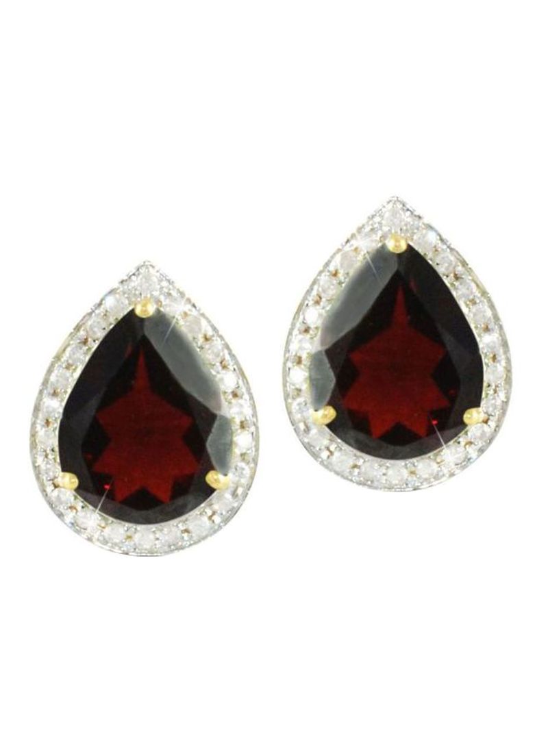18 Karat Gold Diamonds Studded Earrings