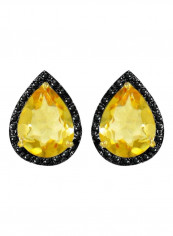 18K Gold Citrine Studded Earrings reviews 18K Gold Citrine Studded Earrings