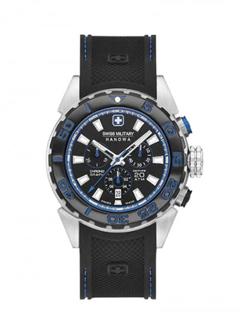 Men's Silicone Chronograph Wrist Watch W S6-4324.04.007.23