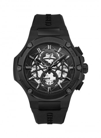 Men's Lucardo Water Resistance Rubber Analogue Watch C CRWA29801
