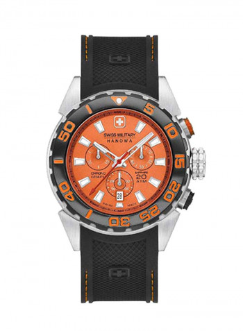 Men's Silicone Chronograph Wrist Watch W S6-4324.04.079
