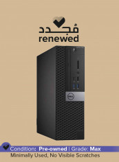 Renewed - Optiplex 7040 (2016) Business Desktop, Intel Core i7 Processor/6th Gen/8GB RAM/1TB HDD/Windows 10 Pro Small Form Factor Silver Black
