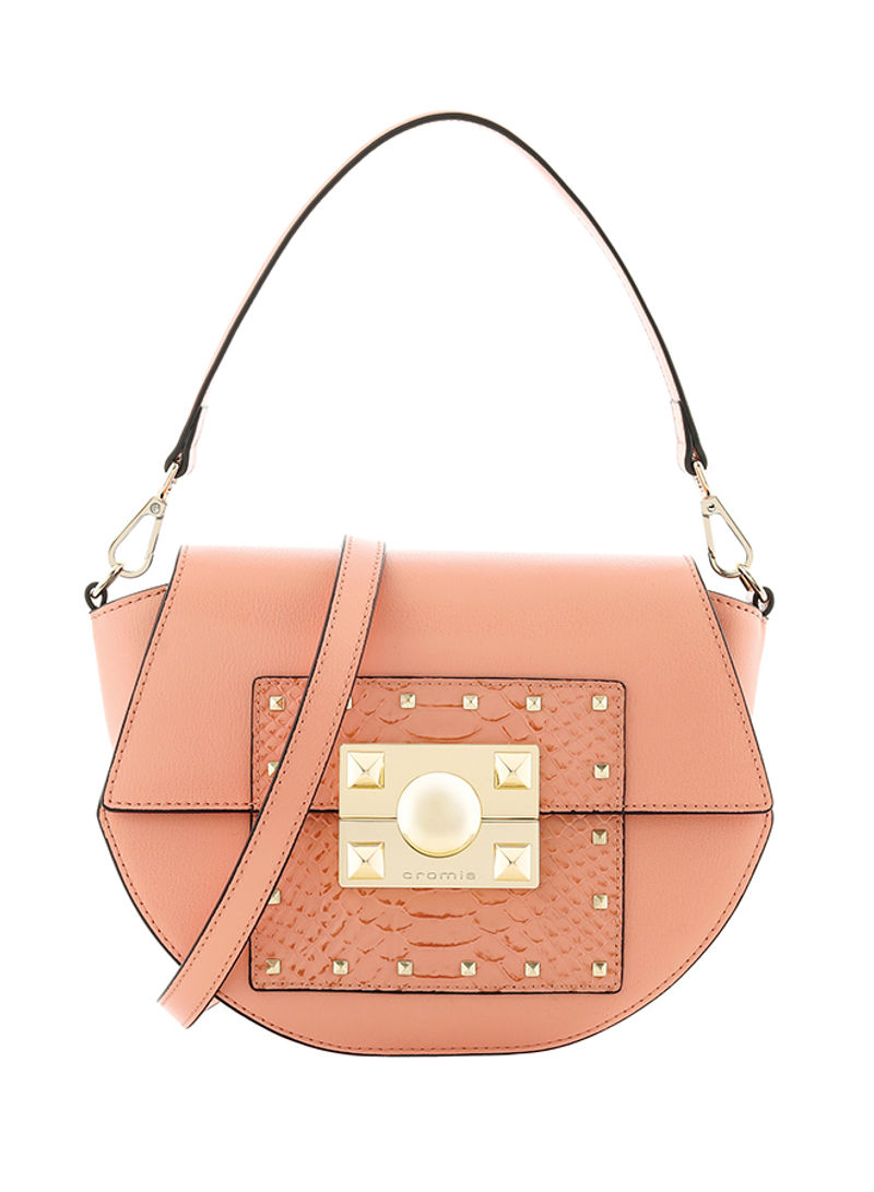 Strong Leather  Bag Beige