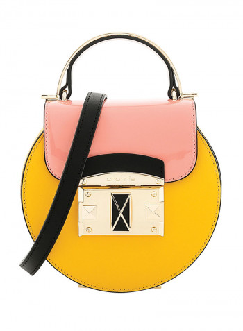 Strong Leather Shoulder Bag متعدد الألوان