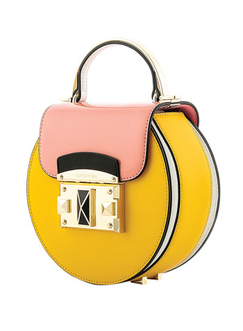 Strong Leather Shoulder Bag متعدد الألوان