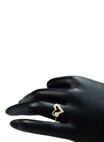 18 Karat Diamonds Big Heart Holds Ring