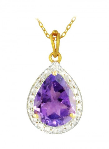 18 Karat Gold Diamond Pendant