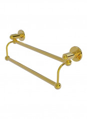 Brass Double Towel Bar Gold 36inch