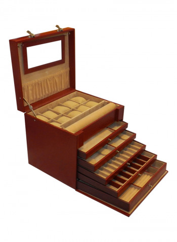 Leather Designer Big Jewellery Box