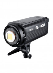 SL-100W 2400LUX Studio LED Continuous Video Light Black
