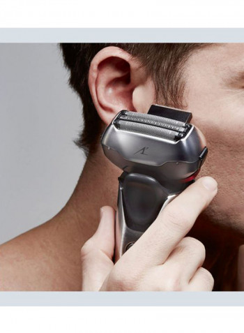 Wet And Dry Shaver Silver/Black 65x160x47millimeter