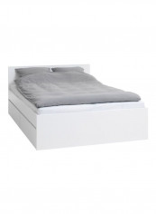 Bed Frame LIMFJORDEN White 208x21x83cm