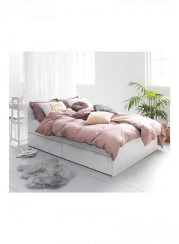 Bed Frame LIMFJORDEN White 208x21x83cm