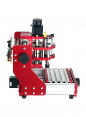 Electric DIY CNC Engraving Machine Red/Silver/Black 281x281x287.5millimeter