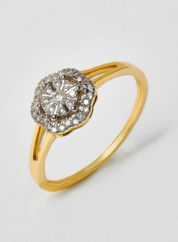 18 Karat Gold Sparkle Dazzle Ring