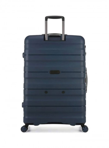 3-Piece Juno II 4-Wheel Luggage Trolley Set Navy