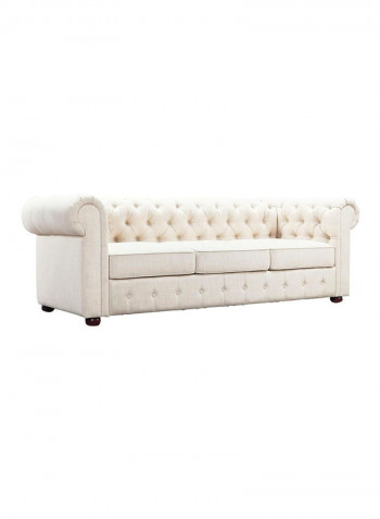 3-Seater Chester Hill Sectional Sofa Beige 94x200x83centimeter