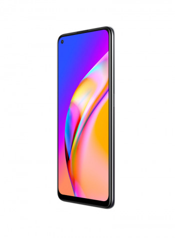 Reno 5Z Dual SIM Fluid Black 8GB RAM 128GB 5G With Oppo Enco W11 True Wireless Earphones - Middle East Version