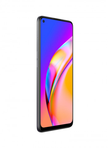 Reno 5Z Dual SIM Fluid Black 8GB RAM 128GB 5G With Oppo Enco W11 True Wireless Earphones - Middle East Version