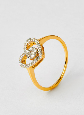 Pure Sparkle Heart Ring