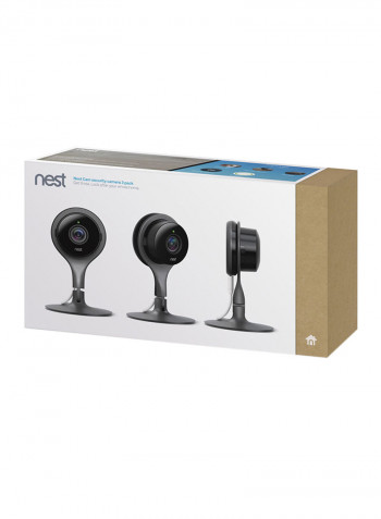 3-Piece Indoor Security Camera Set