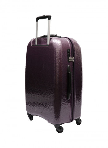 Elara Hardside 3 Piece Luggage Trolley Set Purple