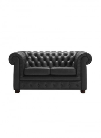 2-Seater Ingles Sofa Set Black