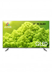 55 inch 4K QLED Android Smart Tv Framless 55EV250QA Black