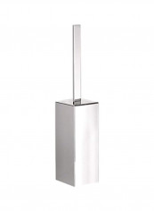Chrome Finish Toilet Brush silver 4.4x3.1x15.9inch