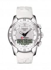 Women's Leather Analog Wrist Watch T047.220.46.086.00