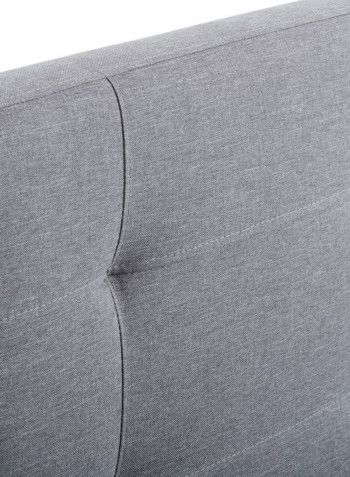 Millinge Bed Frame Grey 218x101x196centimeter