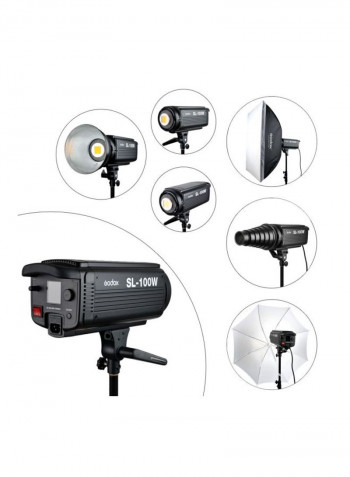 Video Light Bowens Mount Black