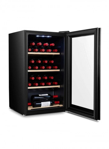 Free Standing Wine And Beer Fridge 150L HWC30B-X Black/Clear