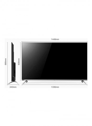 55-Inch 4K UHD LED Smart TV U55H7N Silver