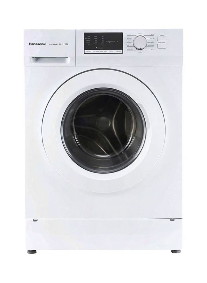 Front Load Washing Machine 8Kg NA128XB1W White/Clear