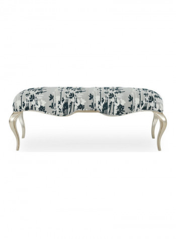 Donna Bed Bench Gold/White