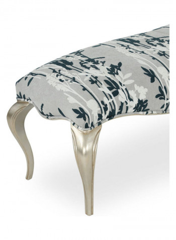Donna Bed Bench Gold/White