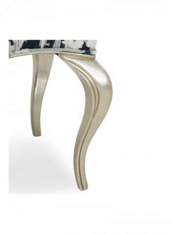 Donna Bed Bench Gold/White