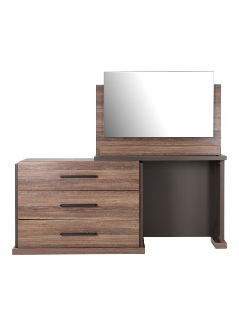 Eros Dresser Mirror Brown/Clear 130x48x165centimeter