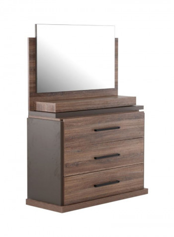 Eros Dresser Mirror Brown/Clear 130x48x165centimeter