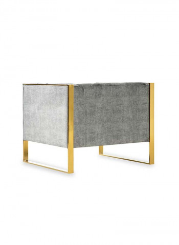 New Ethan Single-Seater Sofa Grey 80 x 82 x 73cm