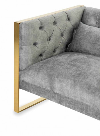New Ethan Single-Seater Sofa Grey 80 x 82 x 73cm